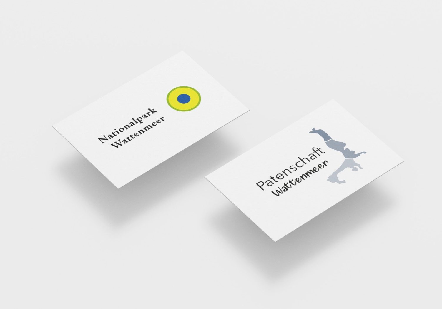 Mockup Visitenkarte für das Wattenmeer